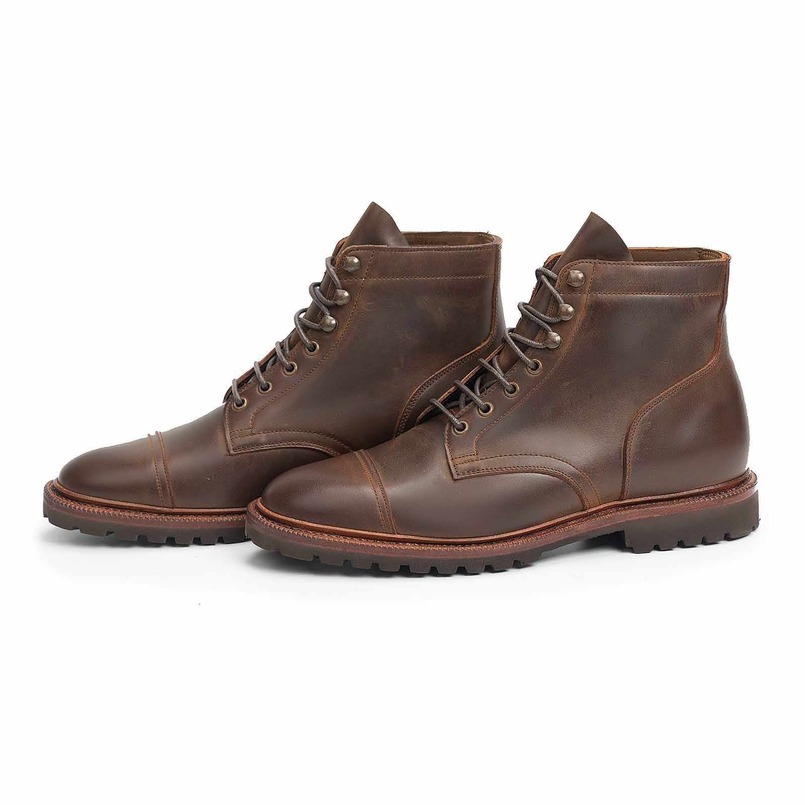 514386 - TOBACCO WAXY CALF - E – Meermin Shoes - UK
