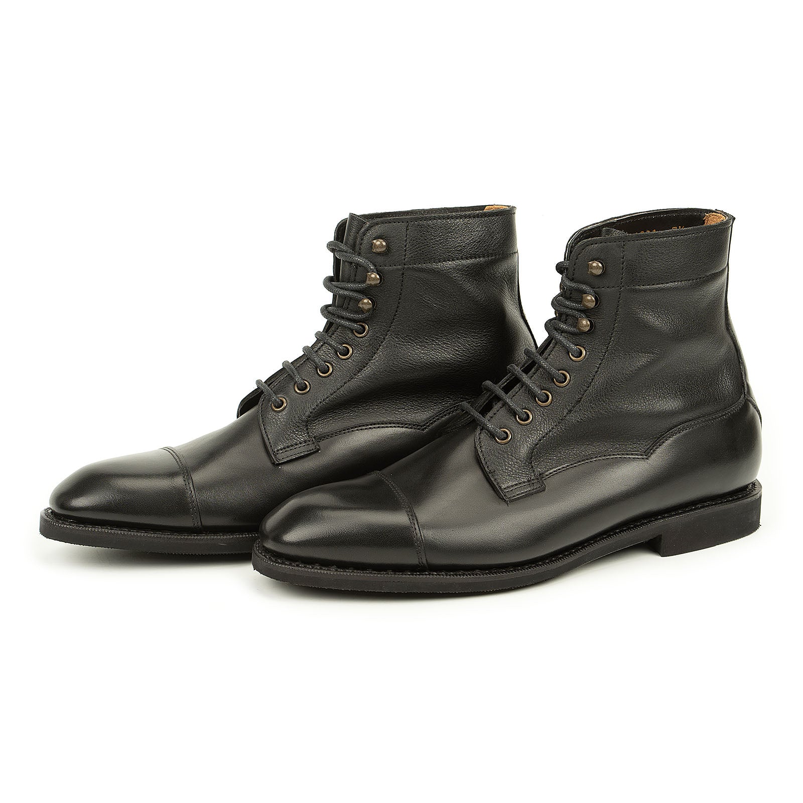 514491 - BLACK CALF & SOFTCALF - E – Meermin Shoes - UK