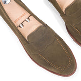 514045 - HUNTING GREEN SUEDE - E